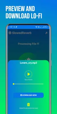 Lo-Fi Music Maker SlowedReverb android App screenshot 3